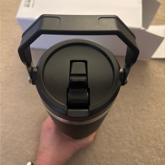 Black 30 oz Flip Straw Tumbler - Picture 2 of 5